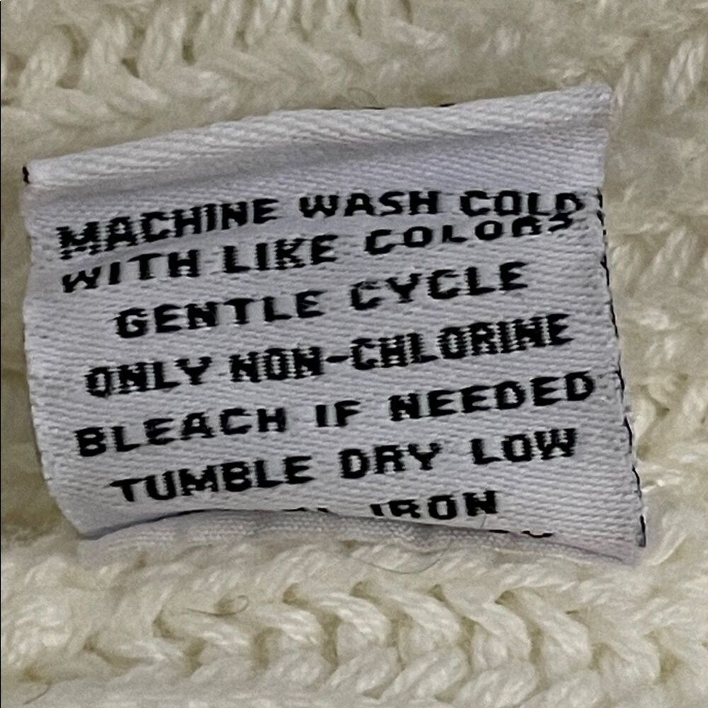 525 America Creamy White Cotton Rib Knit Tank Top Sweater Womens Size XS - Picture 9 of 9